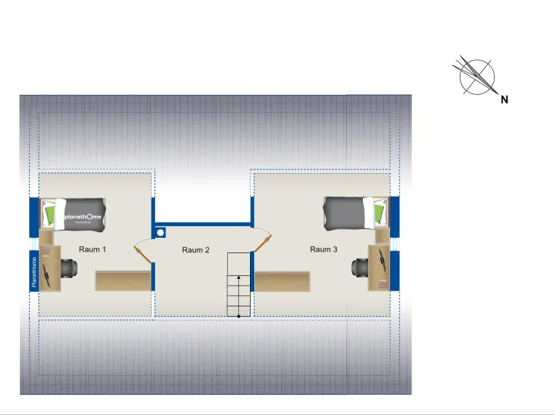 Grundriss Dachspitz