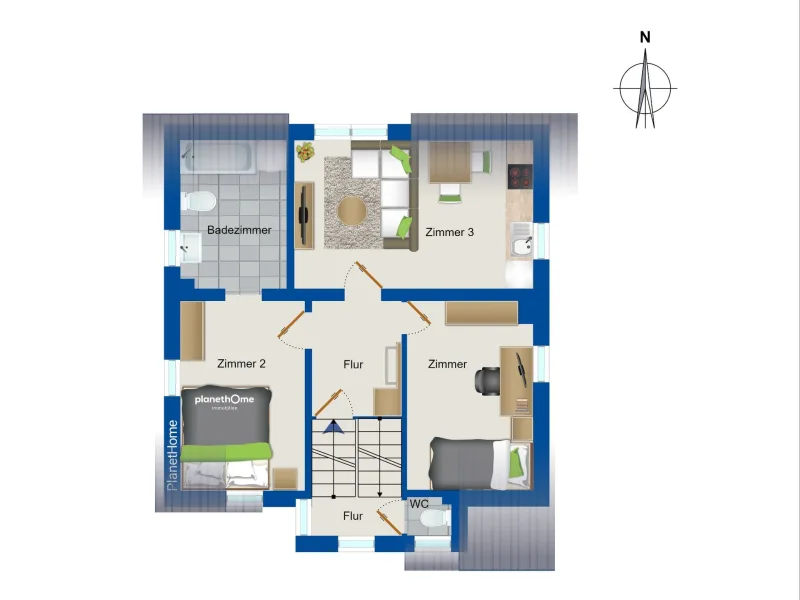 Grundriss Dachgeschoss