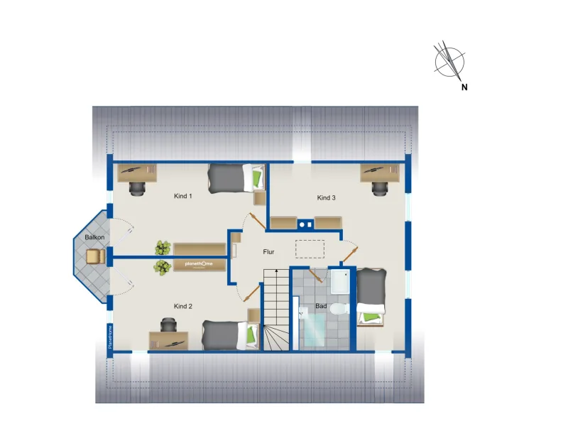 Grundriss Dachgeschoss