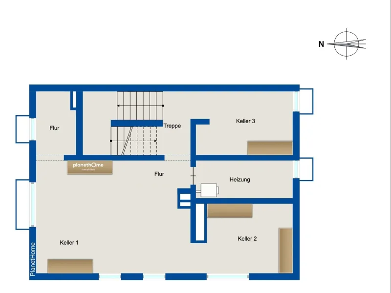 Grundriss Untergeschoss