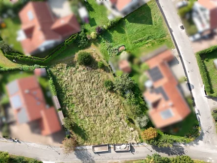 Luftaufnahme 1 - Grundstück kaufen in Bad Wörishofen - Voll erschlossenes Baugrundstück in ruhiger Wohnlage von Bad Wörishofen-Stockheim