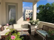 gemütlicher Balkon