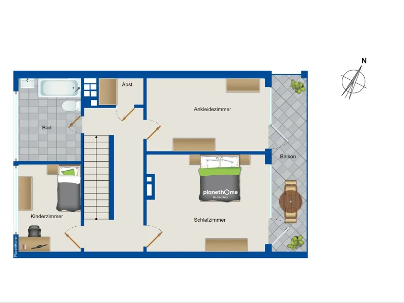 Grundriss 2. Obergeschoss