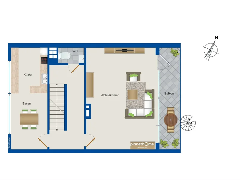 Grundriss 1. Obergeschoss