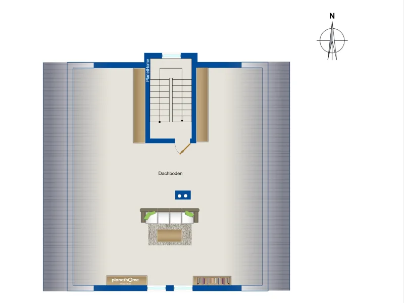 Grundriss - Dachgeschoss