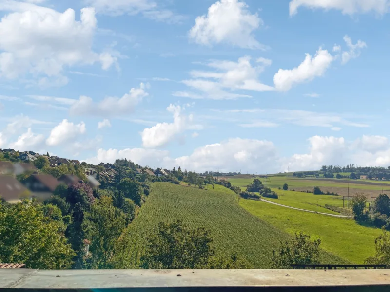 Aussicht von Balkon