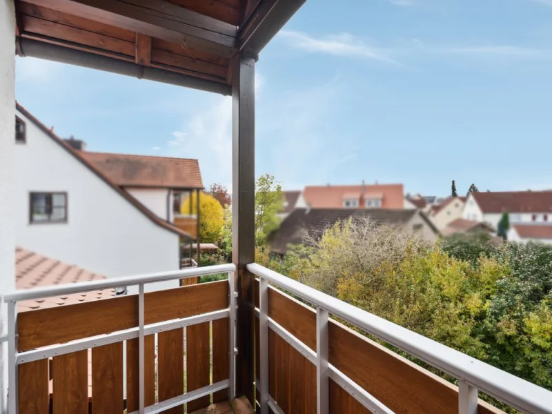 Ebene 1 - Ausblick vom Balkon