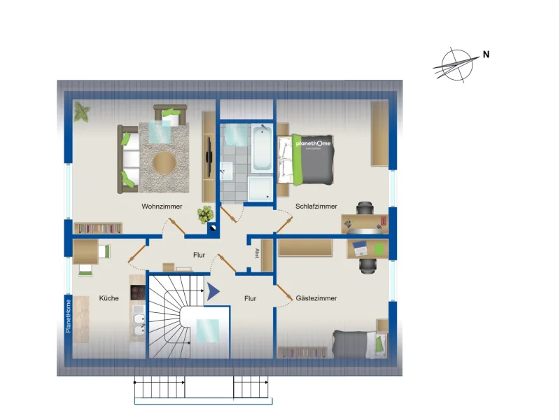 Grundriss Dachgeschoss