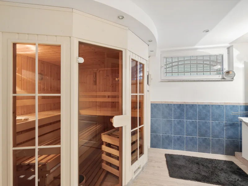 Sauna im Keller