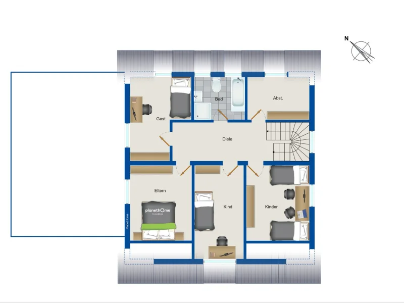 Grundriss Dachgeschoss