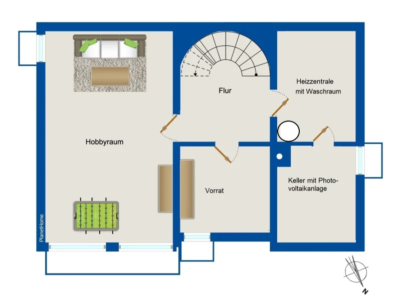 Grundriss Untergeschoss