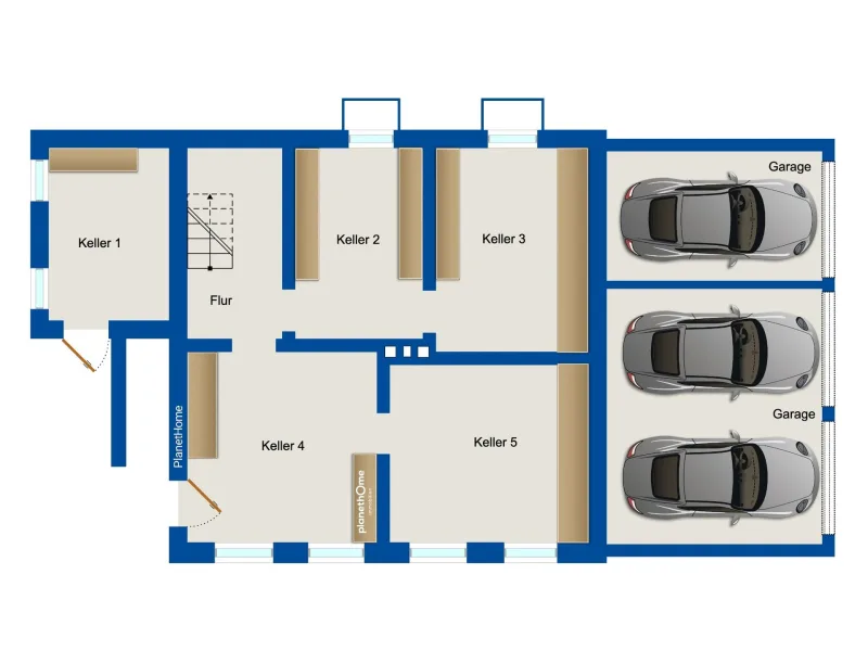 Grundriss Kellergeschoss