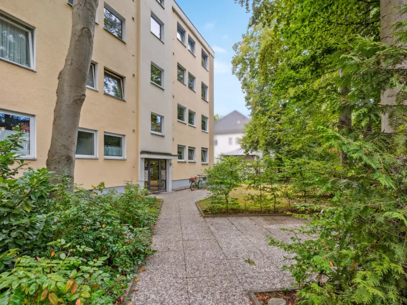 Ansicht - Wohnung kaufen in Berlin - 3-Zimmer-Wohnung im obersten Stockwerk mit Gartenausrichtung Berlin Lichterfelde Ost