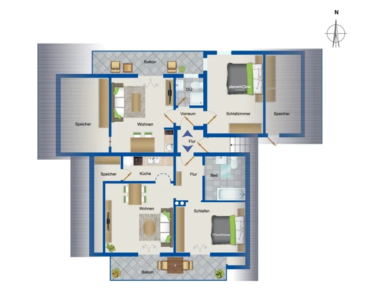 Grundriss Dachgeschoss