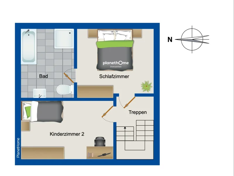 Grundriss Obergeschoss