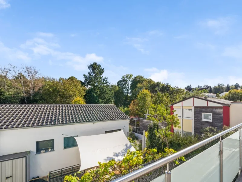 Ausblick vom Balkon