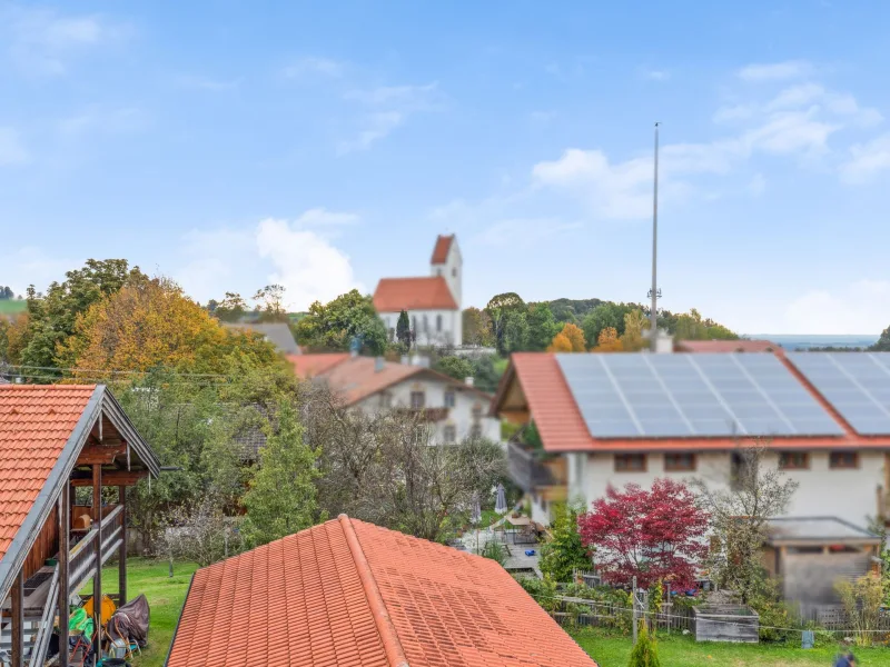 Blick vom Balkon