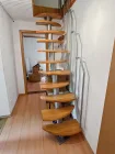 Treppe zum Dachgeschoss