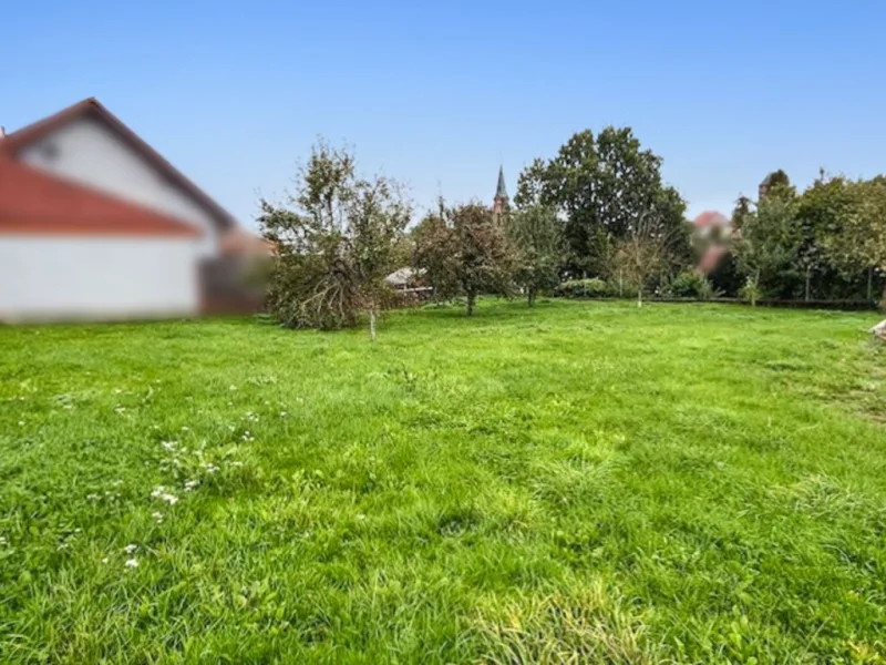 Ansicht Grundstück - Grundstück kaufen in Weilerbach - Einmalige Gelegenheit: Großzügiges Baugrundstück in beliebtem Wohngebiet von Weilerbach