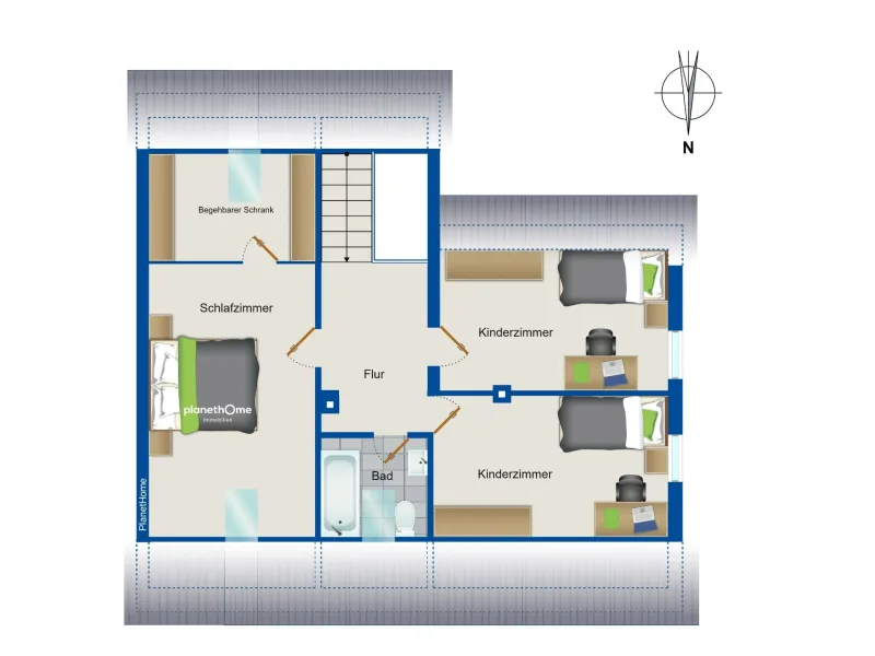 Grundriss Dachgeschoss