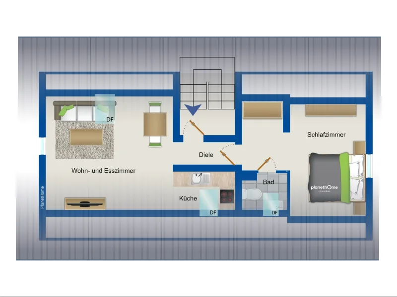 Grundriss Dachgeschoss