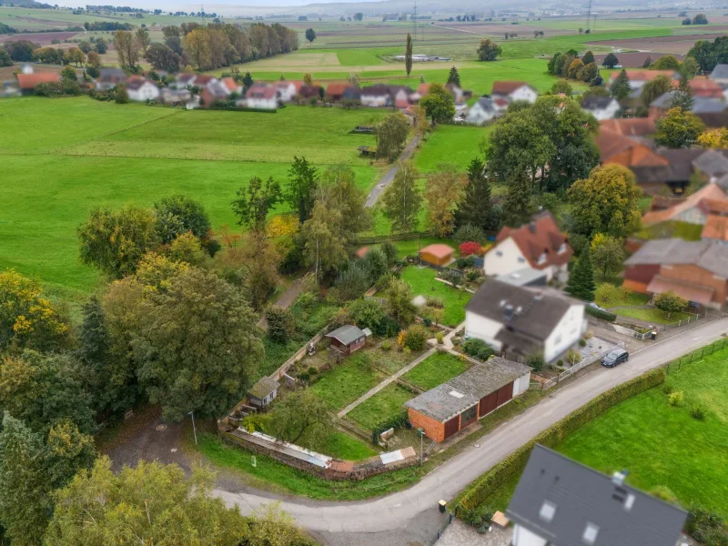 Titelbild - Grundstück kaufen in Kirchhain - Grundstück in Randlage in Kirchhain-Kleinseelheim