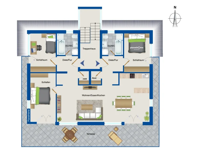 Grundriss Dachgeschoss