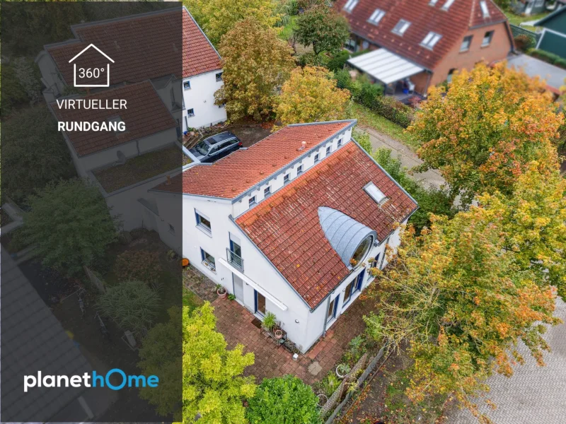 Titelbild - Haus kaufen in Papendorf - Maritimes Architektenhaus mit Garage in ruhiger Umgebung am Feldrand in Papendorf