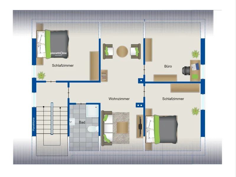 Grundriss Dachgeschoss