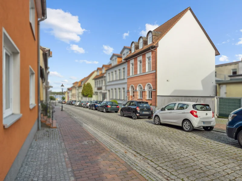 Straßenzug Richtung Hafen