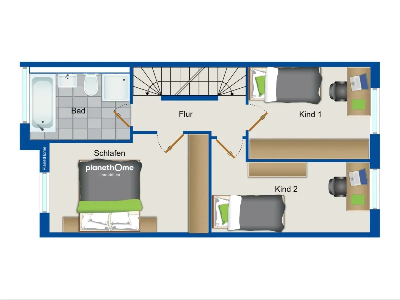 Grundriss Obergeschoss