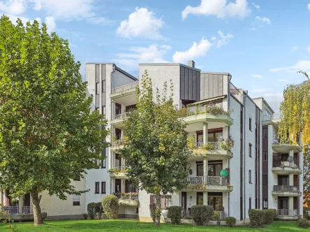 Ansicht - Wohnung kaufen in Passau - 2-Zimmer-Dachterrassen-Wohnung mit Wow-Effekt-, Ausblick, Lage, Möglichkeiten, in Heining-Passau