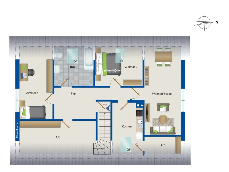 Grundriss Dachgeschoss