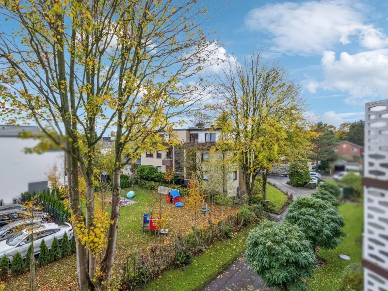 Blick aus dem Balkon