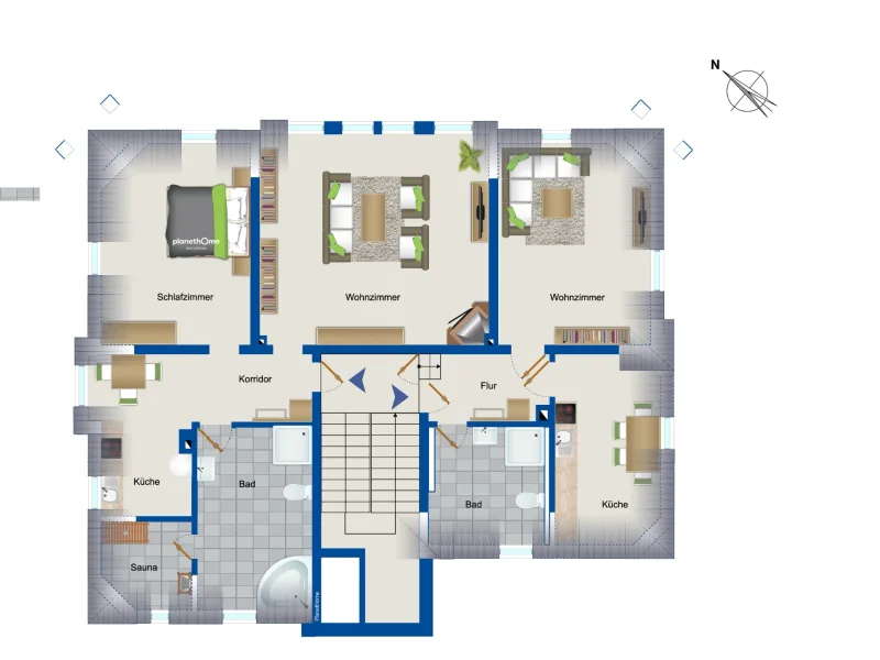 Grundriss Dachgeschoss