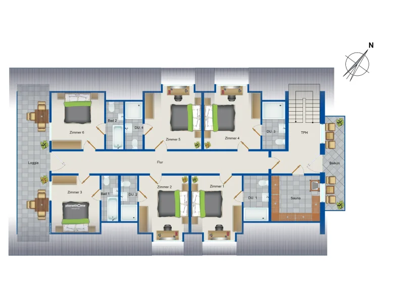 Grundriss Dachgeschoss