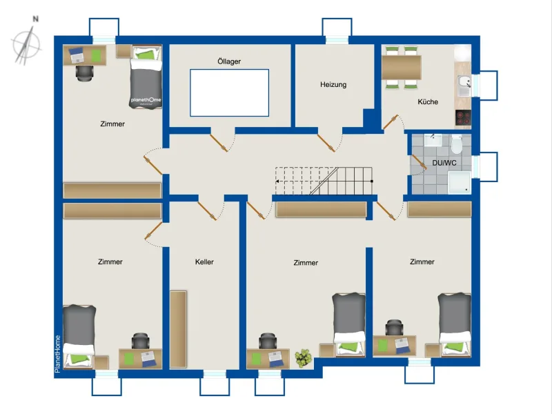 Grundriss Untergeschoss