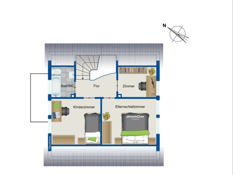 Grundriss Dachgeschoss