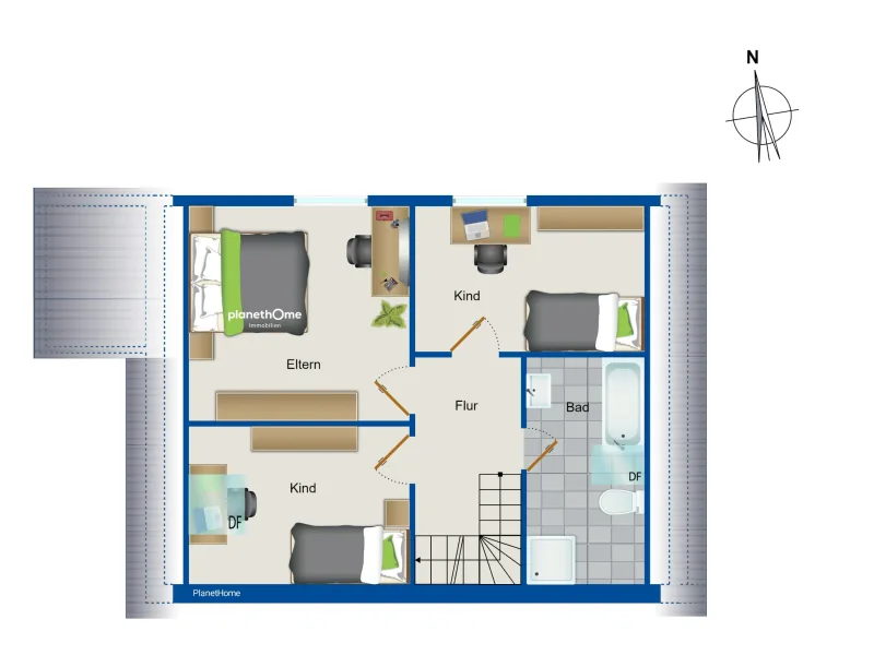 Grundriss Dachgeschoss