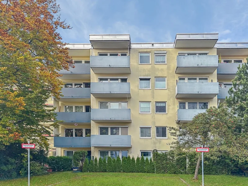 Ansicht - Wohnung kaufen in Germering - Eigennutzung oder Kapitalanlage! Großes 1-Zimmer-Apartment auf Erbpacht in ruhiger Lage v. Germering