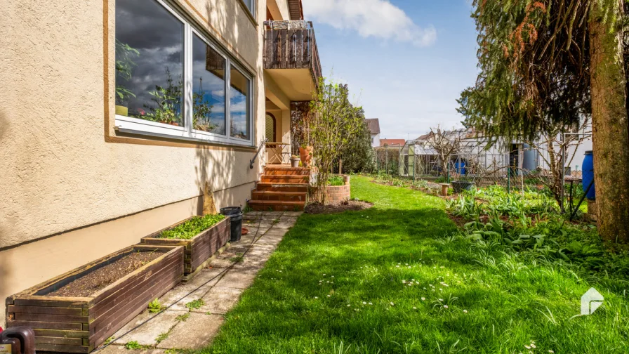 Garten - Ansicht 1 - Haus kaufen in Königsbrunn - Die Gelegenheit! - Mehrgenerationenhaus mitten in Königsbrunn