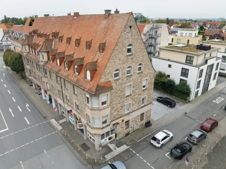 Titelbild - Zinshaus/Renditeobjekt kaufen in Heppenheim (Bergstraße) - Kulturdenkmal - Mehrfamilienhaus mit drei Wohnungen und einer Gewerbeeinheit in Heppenheim