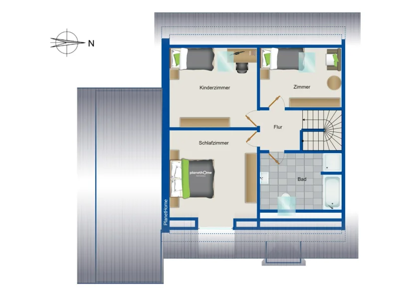 Grundriss - Dachgeschoss