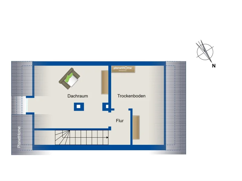 Grundriss Dachgeschoss