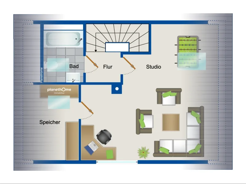 Grundriss Dachgeschoss