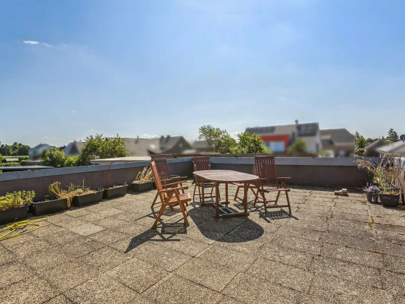 Dachterrasse Maisonette