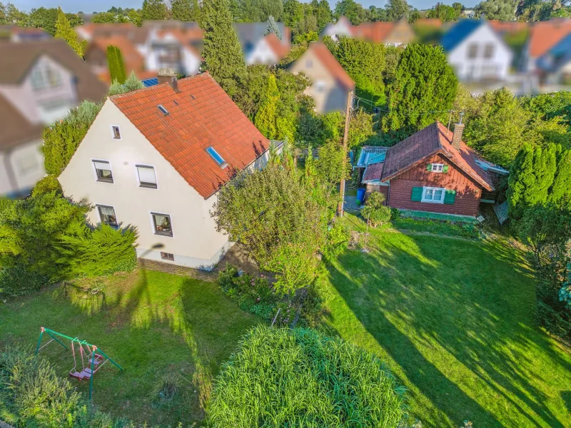 Titelbild - Haus kaufen in Freising - Attraktives Grundstück mit Altbestand in Freising Lerchenfeld zur sofortigen Nutzung