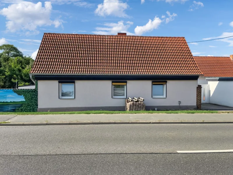 Titelbild - Haus kaufen in Muldestausee - Goitzsche Blick - Tolles Einfamilienhaus mit Ausbaumöglichkeiten in Pouch