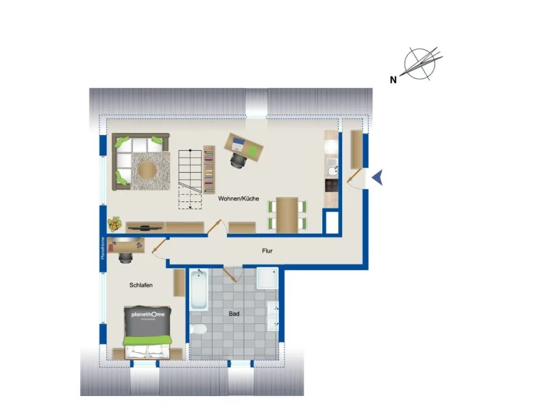 Grundriss 3. Obergeschoss