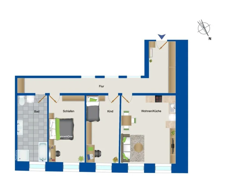 Grundriss 2. Obergeschoss